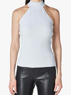GUESS womens Sleeveless Shayna Ottoman Mock Neck Top - Size XS